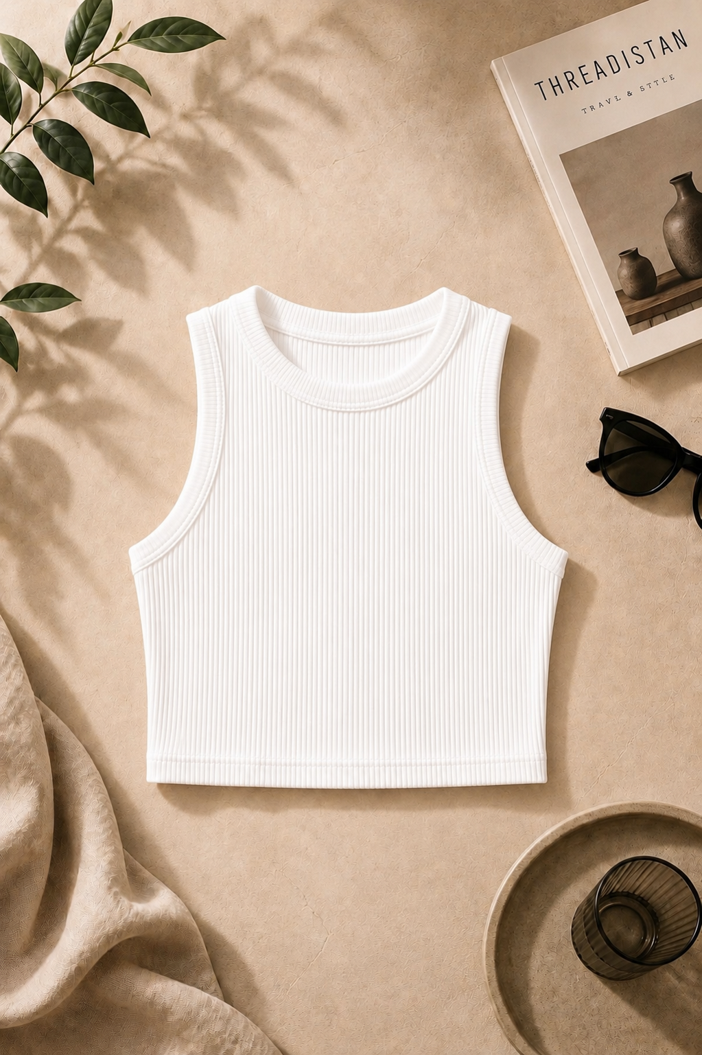 WHITE TANK TOP