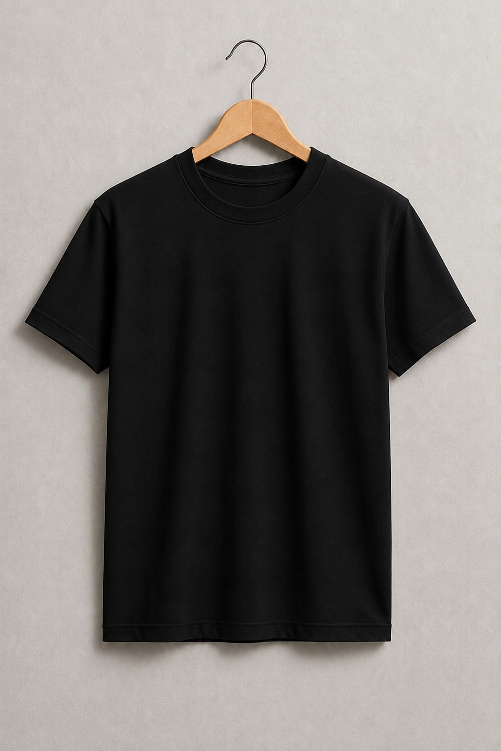 BLACK HALF SLEEVE T-SHIRT