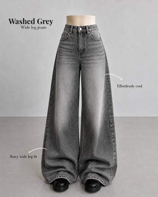 FADED GREY VINTAGE JEANS