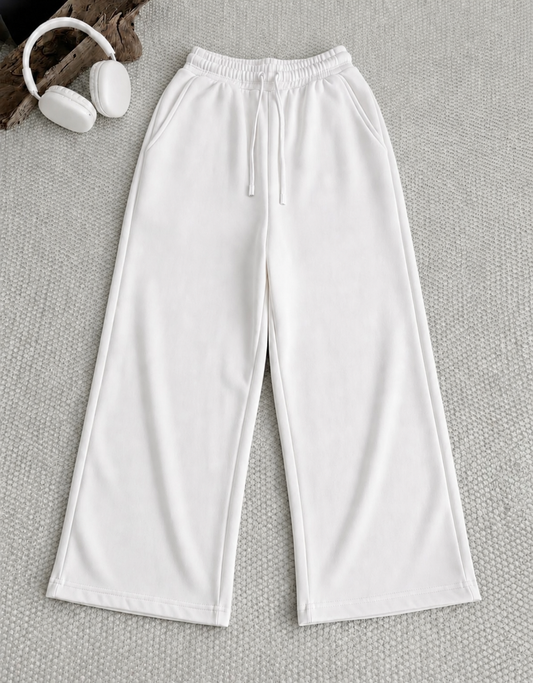 WHITE FLAPPER TROUSER