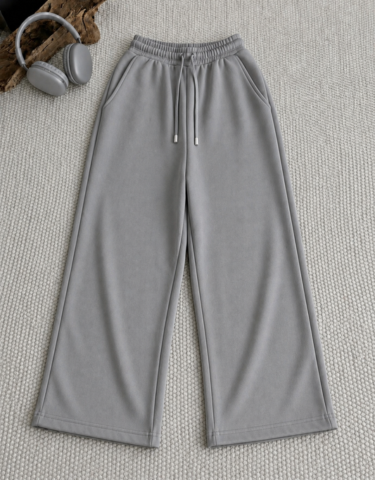 GREY FLAPPER TROUSER